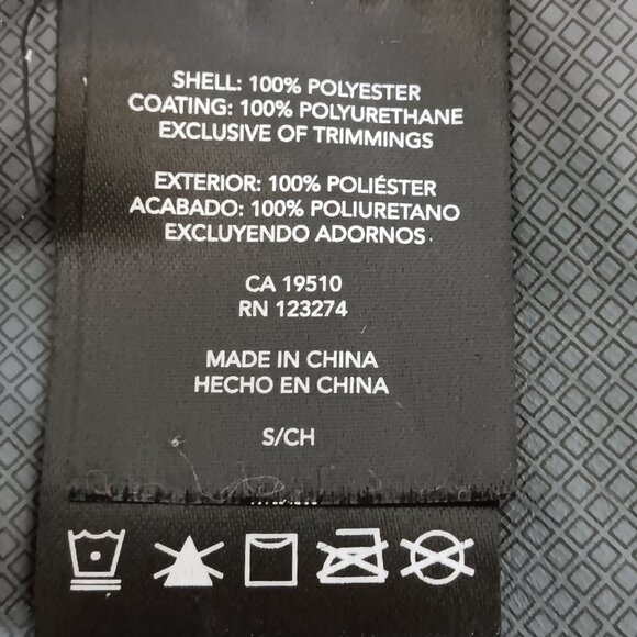 Paradox Women's Black Green Polka Dot Rain Jacket Size S - Picture 14 of 16